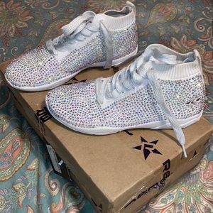 Rebel Reign shoes worn two times at cheerleader america !